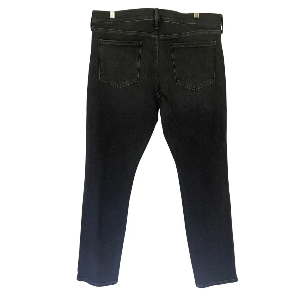 Paige Federal‎ Slim Straight Jeans Mens 36 Steffen Faded Black M655H45-2985